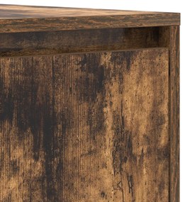 Füstölt tölgy oldalszekrény 120x41x75 cm Mérnöki fa