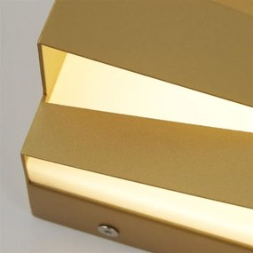 Searchlight 86410GO - LED fali lámpatest SECTION LED/18W/230V aranyszínű