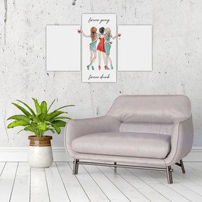 Kép - Örökké fiatal, örökké részeg (90x60 cm)