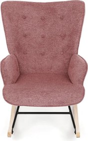 Hintaszék, rózsaszín, szövet, AK-373 PINK2