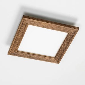 Brilagi - LED Mennyezeti lámpa SLIMFRAME WOOD LED/25W/230V 34x34 cm barna