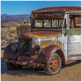 Poszterek 140x140 Amerikai busz