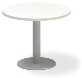 ProOffice tárgyalóasztal, átmérője 70 cm, fehér