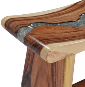 tömör ázsiai tölgy és műgyanta ülőke