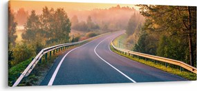 Kép - Az utazás napfelkeltekor (120x50 cm)