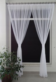 Mg Kpl Függöny Fátyol fehér Csengő 300x250 Cső pol