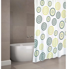 Zuhanyfüggöny 180x200 cm Dots – MSV