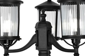 KAJA K-8223 MIAMI Fekete Színű Kültéri Állólámpa 3xE27 15W IP44