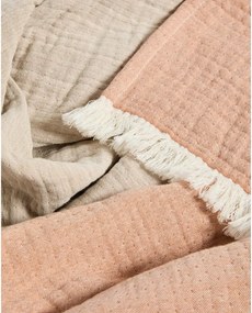 Lazacszínű muszlin gyerek takaró 130x170 cm Nafine – Kave Home