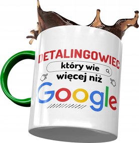 Zöld kiskereskedő bögre, aki többet tud fényképes nyomtatással