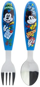 Disney Mickey True Champions fém ergo evőeszköz készlet - 2 darabos