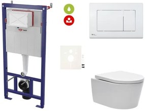 Fali WC szett SAT előtétfalas szereléshez + SAT Brevis WC SIKOSSBR20KECO