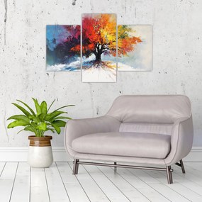 Kép - Színes fa (90x60 cm)