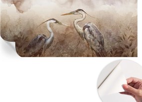 Fali fotótapéta Öntapadós a szobába Elegáns madarak 250x104 cm