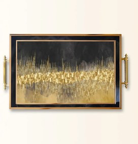 Üveg tálca, 38×24 cm – TPA9828