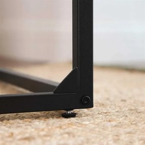 Kisasztal ELDUR barna/fekete