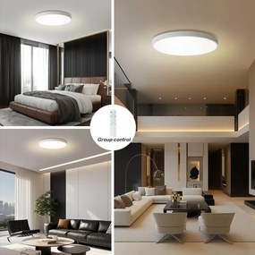 Brilagi - Dimmelhető LED lámpatest POOL SMART LED/100W/230V átm. 80 cm Wi-Fi Tuya fehér + távirányító