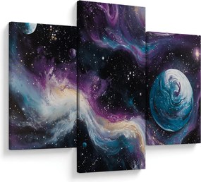 Kép - Festett univerzum (90x60 cm)