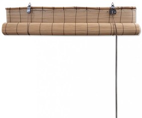 2 db barna bambusz redőny 150 x 220 cm