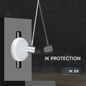 LED Kültéri mennyezeti lámpa LED/20W/230V IP65 3000/4000/6500K