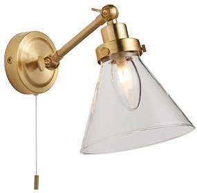 Endon 93854 - Fürdőszobai fali lámpa FARADAY 1xG9/3W/230V IP44 arany