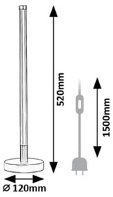 Rabalux 74165 - LED Asztali lámpa NIVARO LED/8W/230V 3000K