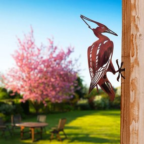 Bird fém kerti dísztárgy, 40×22 cm