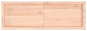 kezeletlen tömör fa asztallap 120x40x(2-4) cm