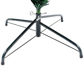 Műfenyő száloptikával színes LED-del több típusban-210 cm-es