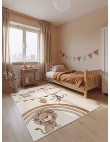 Krémszínű gyerek szőnyeg 120x170 cm Roar like a Lion Rainbow Party – Villeroy&amp;Boch