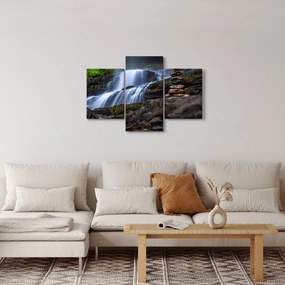 Egy vízesés képe (90x60 cm)