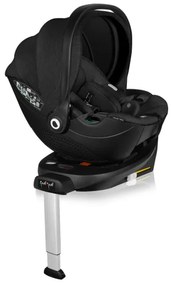 Lionelo - MOXIE SET i-Size autós gyerekülés forgatható bázissal 40-87 cm fekete karbon