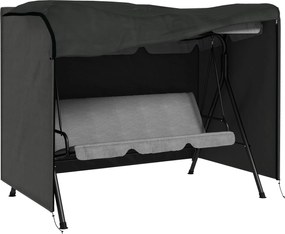 Outsunny Hollywood Swing Borítás 3 Személyes, Vízálló Télálló Védőborító Kerti Hintaágyhoz, UV Ellenálló Ponyva, Könnyen Téphető 600D Oxford Vászon, 2