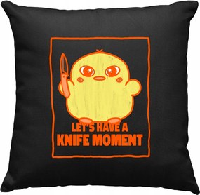 Kawai Állatos párna késekkel 6, fekete