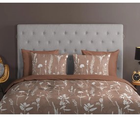 Barna egyszemélyes-hosszabbított pamut ágyneműhuzat 140x220 cm Rav – Good Morning