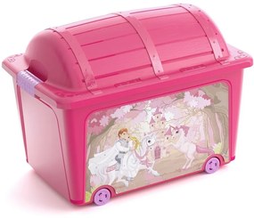 KIS W Box Toy Princess dekor tárolódoboz, 50 l