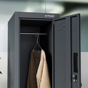 Szociális öltözőszekrény antracit BARTEK 1 Plus 292 x 1720 x 450 mm