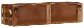 tömör újrahasznosított falra szerelhető TV-szekrény 100x32x25cm
