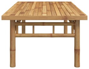 bambusz dohányzóasztal 110 x 55 x 35 cm