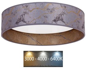 Brilagi Brilagi - LED Mennyezeti lámpa VELVET LED/24W/230V 3000/4000/6400K szürke/arany BG0278