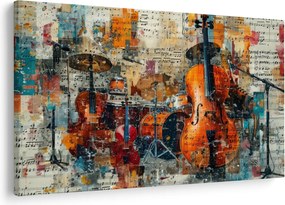 Kép - Hangszerek (90x60 cm)