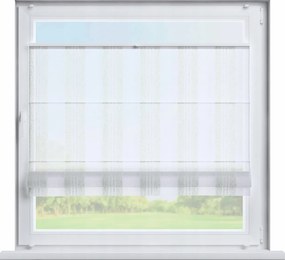 Kész pliszírozott roló római Szicília 120x150cm fehér