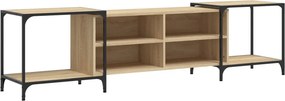 vidaXL sonoma tölgy színű szerelt fa TV-szekrény 203 x 37 x 50 cm