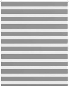 vidaXL szürke zebra roló 140,9 x 175 cm szövetszélesség 136,7 cm
