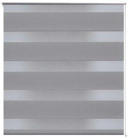 vidaXL Zebra roló 140 x 175 cm Szürke