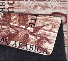 Delicious Coffee barna konyhai futószőnyeg, 67 x 180 cm - Hanse Home