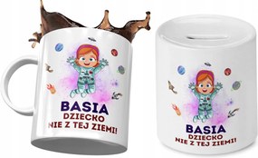 Basi Bögre Persely Szett Gyerekeknek Nyomtatott Fotóval