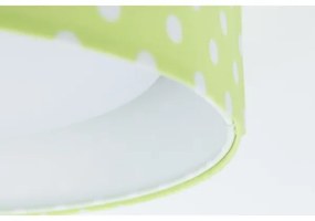 LED mennyezeti lámpa GALAXY KIDS LED/24W/230V zöld-fehér pöttyös