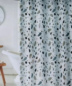 Csempe mintás zuhanyfüggöny 180x200 cm
