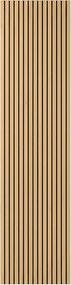 Akusztikus falpanel bambusz hatású 260x60x1,8 cm